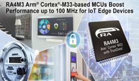 Arm Cortex-based 32-bit RA4M3 Microcontrollers 